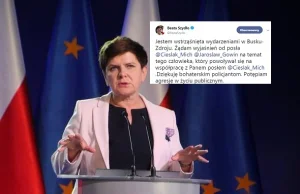 Wicepremier Szydło: Żądam wyjaśnień od Cieślaka i Gowina