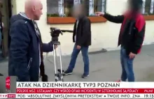 Atak na ekipę TVP. "Tobie, k…, poderżnę gardło".