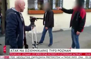 Atak na ekipę TVP. "Tobie, k…, poderżnę gardło".