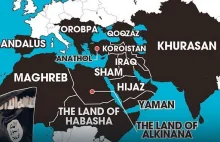 ISIS zaprezentowało mapę swojego imperium. W tych krajach chce przejąć władzę.