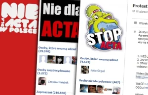 Będą protesty w Warszawie w sprawie ACTA