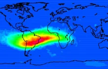 Jest miejsce nad Ameryką Południową, gdzie NASA wyłącza swoje satelity