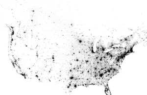 Zobacz wszystkich mieszkańców USA i Kanady na jednej mapie