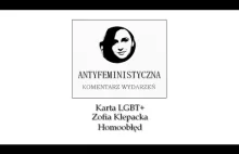 Komentarz: Karta LGBT+, Zofia Klepacka, homoobłęd