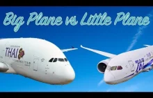 Duzy samolot pasazerski a maly samolot pasazerski [eng.]