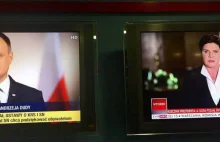 Dwa orędzia na raz: Szydło na TVP Info, Duda na Polsat News