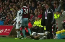 Trener West Ham United śmieje się w twarz nurkującemu piłkarzowi