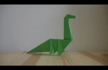 Origami. Jak zrobić dinozaura z papieru (lekcja wideo)