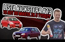 Lista Kickstera #13 - Auto miejskie do 5 tysięcy złotych.
