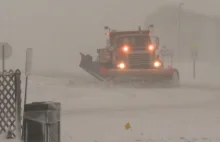 Śnieżyce w USA: Jeden stan, jedna doba, kilkaset wypadków