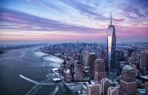Widok ze szczytu One World Trade Center