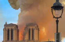 Drony pomogły zatrzymać pożar Notre Dame - WIDEO