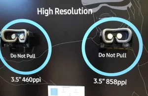 Nowy wyświetlacz VR Samsunga ma 3,5x więcej pikseli niż Oculus Rift