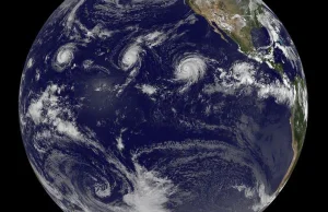 Trzy huragany kategorii 4 pojawiły się jednocześnie na Pacyfiku - Crazy...