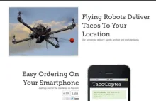 Tacocopter dostarczy Ci zamówienie złożone przez aplikację w smartfonie
