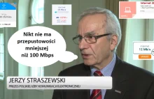 Średnia prędkość łącza w telewizji kablowej to 250 Mbps