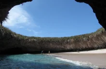 Ukryta plaża na Islas Marietas