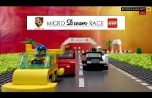 LEGO Porsche Micro Dream Race - film wykopka z wyścigami samochodowymi