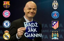Bądź jak Gianni Infantino - sam wylosuj grupę Ligi Mistrzów! (SYMULACJA