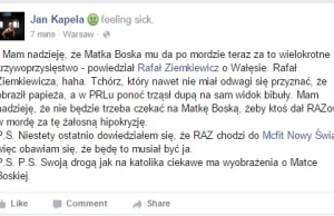 JAŚ KAPELA GROZI ZIEMKIEWICZOWI POBICIEM