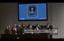 Tak wygląda aukcja i licytowanie obrazu Leonardo da Vinci wartego 450$ milionów