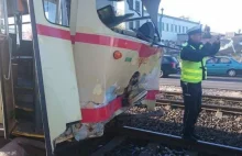 Wypadek trzech tramwajów Poznań. 30 osób rannych.