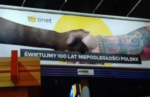 Przejęty przez Niemców "Onet" szydzi ze 100-lecia odzyskania niepodległości