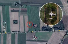 Turysta z Walii odkrył samolot na polu koło Białej Podlaskiej. Niezwykłe zdjęcia