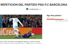 Mecz Barcelona - PSG zostanie powtórzony? Jest petycja kibica... Realu Madryt