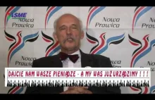 Starasz się po prostu zreperować socjalizm, Jarku! - Janusz Korwin-Mikke...