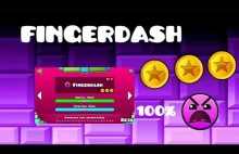 Geometry Dash: Fingerdash insane 100% All Coins PL