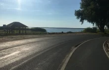 Trasa rowerowa wokół jeziora Jamno