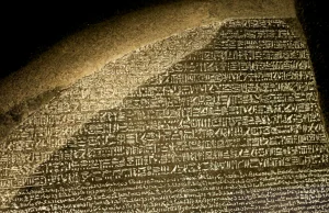 Kamień z Rosetty – tekst po polsku