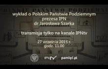 77. rocznica powstania Polskiego Państwa Podziemnego - wykład dr. J. Szarka