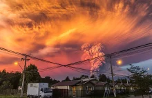 24 Zapierające dech w piersiach zdjęcia erupcji wulkanu w Chile....