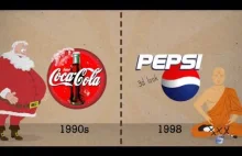 Coca-Cola vs Pepsi - Logos evolution