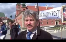 Nie dla wojny z Rosja, referendum uliczne Warszawa Sławomir Zakrzewski