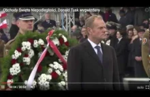 Donald Tusk wygwizdany - Obchody 11 Listopada 2017 - Warszawa