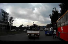 Bójka kierowców autobusów w stolicy Etiopii