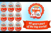36 jajko niespodzianka 40 lat kinder funny anniversary