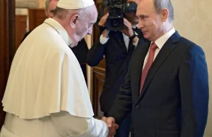 Putin dostał medal od papieża : "Anioł Pokoju"