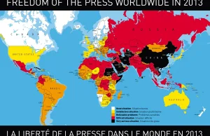 Wolność mediów na świecie