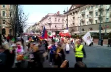 Wideo ze dnia polonii w Wilnie.