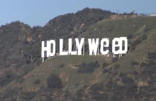 Nieznana osoba zmieniła znak Hollywood na Hollyweed