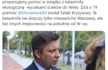 Szef KPRM nie wie w którą stronę płynie Wisła