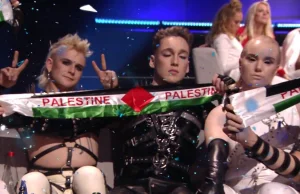Islandzki Zespół Hatari pokazuje swoje wsparcie dla Palestyny