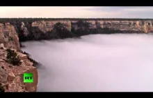 Rzadki widok: Wielki Kanion wypełniły chmury