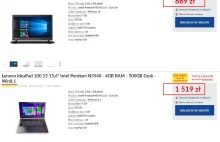 Euro RTV AGD - Laptop z Windows 10 tańszy o 850 zł niż z Windows 8.1