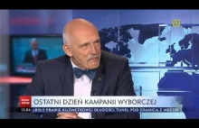 Janusz Korwin-Mikke w programie Raport (23.10.2015 Superstacja)