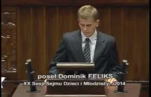 Dominik Feliks - Masakruje posłów z mównicy na Dzień Dziecka
